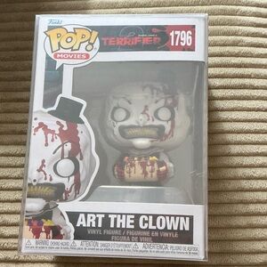 Funko Terrifier Art the Clown Figure - White and Red